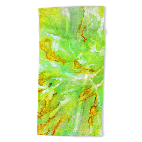 Rosie Brown Neon Sea Coral Beach Towel