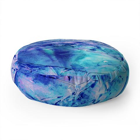 Rosie Brown Ocean Bottom Floor Pillow Round