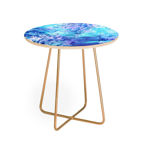 Rosie Brown Ocean Bottom Round Side Table