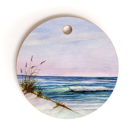 Rosie Brown Okaloosa Beach Cutting Board Round