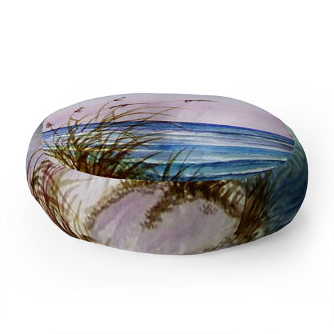 Rosie Brown Okaloosa Beach Floor Pillow Round
