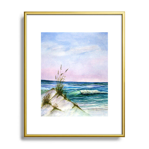 Rosie Brown Okaloosa Beach Metal Framed Art Print