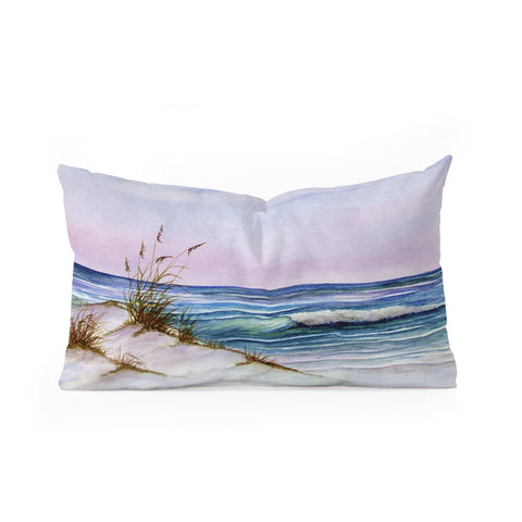 Rosie Brown Okaloosa Beach Oblong Throw Pillow