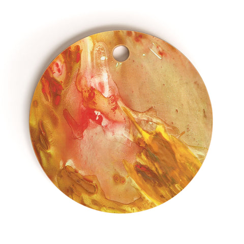 Rosie Brown On Fire Cutting Board Round