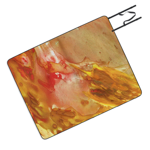 Rosie Brown On Fire Picnic Blanket