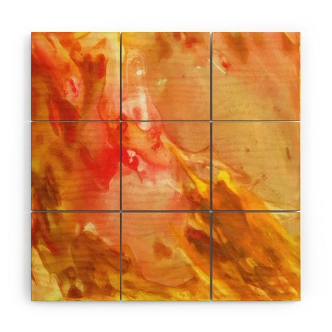 Rosie Brown On Fire Wood Wall Mural