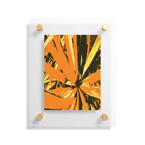 Rosie Brown Orange Bromeliad Floating Acrylic Print