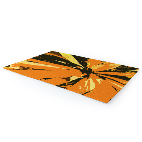 Rosie Brown Orange Bromeliad Area Rug