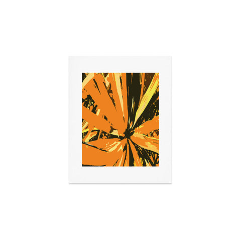 Rosie Brown Orange Bromeliad Art Print