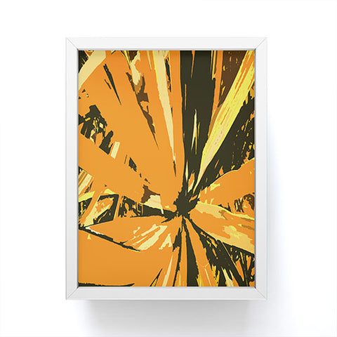 Rosie Brown Orange Bromeliad Framed Mini Art Print