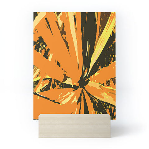 Rosie Brown Orange Bromeliad Mini Art Print