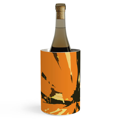 Rosie Brown Orange Bromeliad Wine Chiller