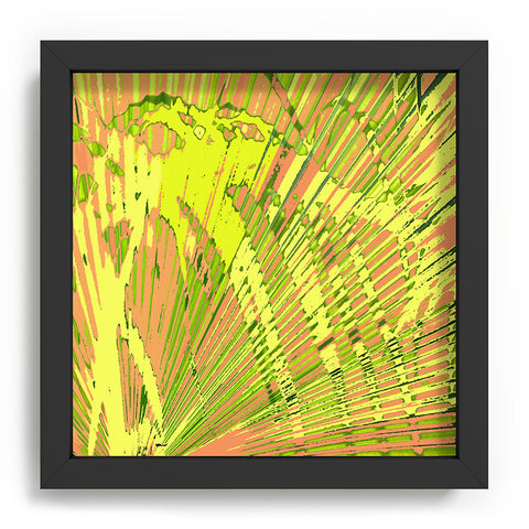 Rosie Brown Orange Palms Recessed Framing Square