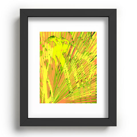 Rosie Brown Orange Palms Recessed Framing Rectangle