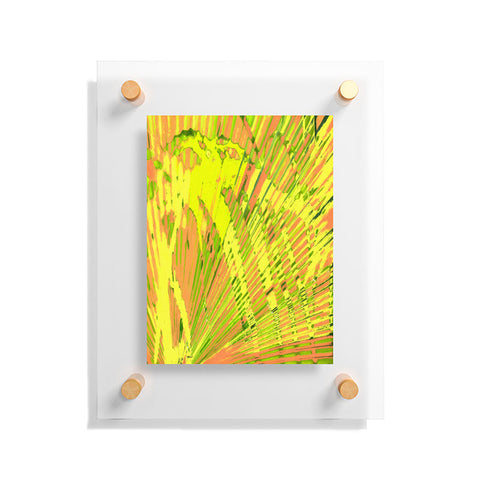 Rosie Brown Orange Palms Floating Acrylic Print