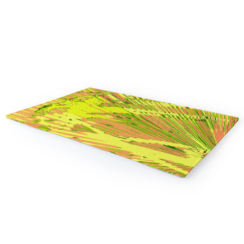Rosie Brown Orange Palms Area Rug