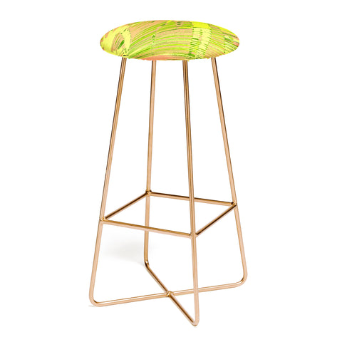 Rosie Brown Orange Palms Bar Stool