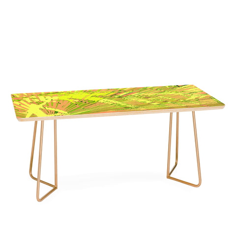 Rosie Brown Orange Palms Coffee Table