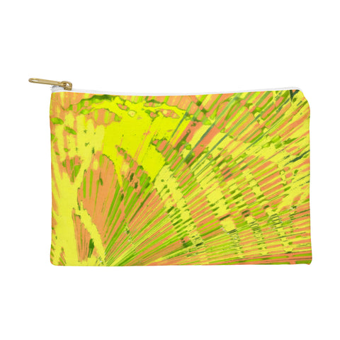 Rosie Brown Orange Palms Pouch