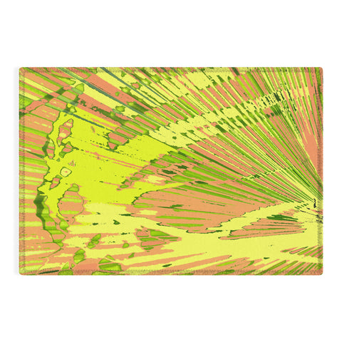 Rosie Brown Orange Palms Outdoor Rug