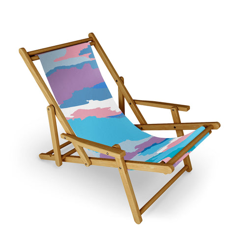 Rosie Brown Painted Sky Sling Chair