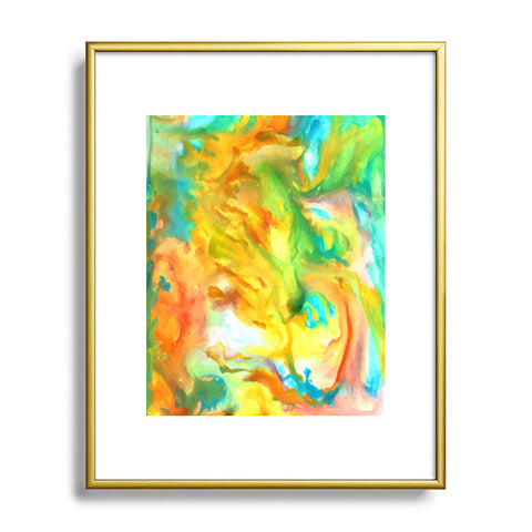 Rosie Brown Palette Gone Wild Metal Framed Art Print
