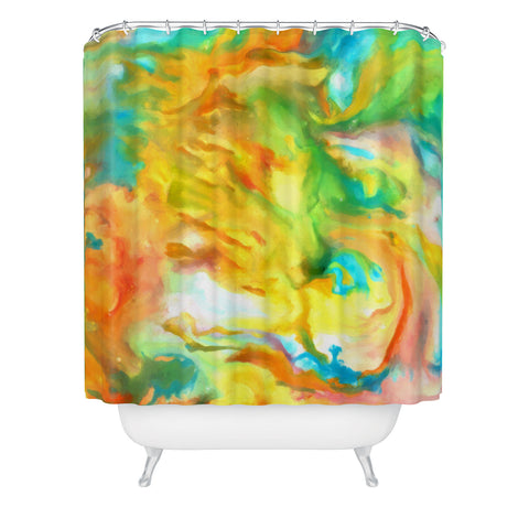 Rosie Brown Palette Gone Wild Shower Curtain