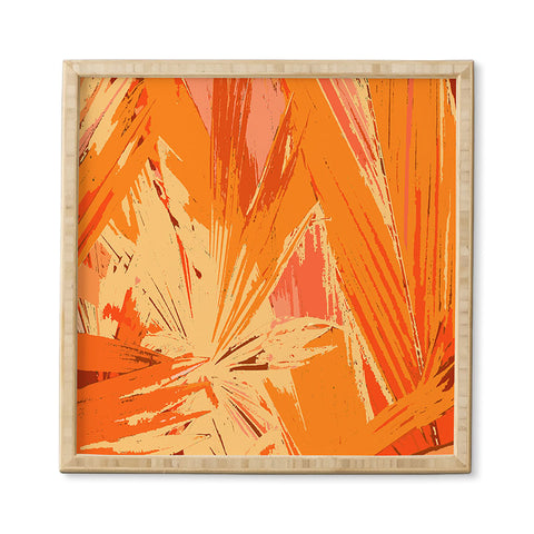Rosie Brown Palm Explosion Framed Wall Art