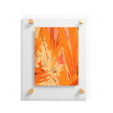 Rosie Brown Palm Explosion Floating Acrylic Print