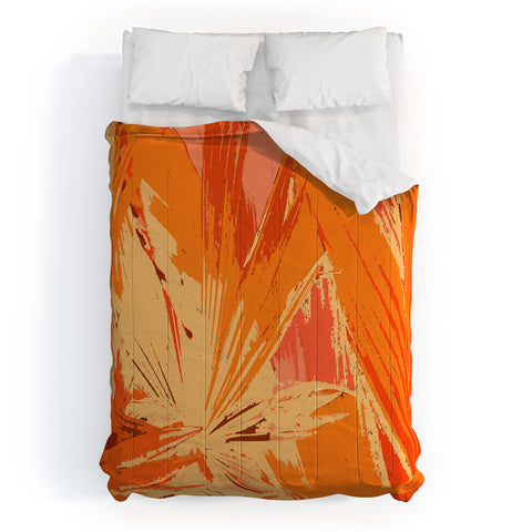 Rosie Brown Palm Explosion Comforter