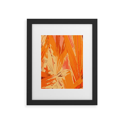 Rosie Brown Palm Explosion Framed Art Print