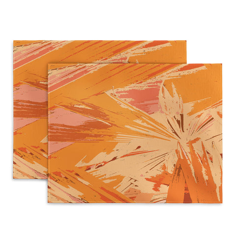 Rosie Brown Palm Explosion Placemat