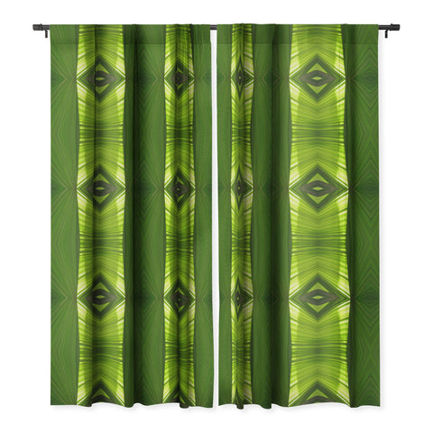 Rosie Brown Palms 2 Blackout Window Curtain