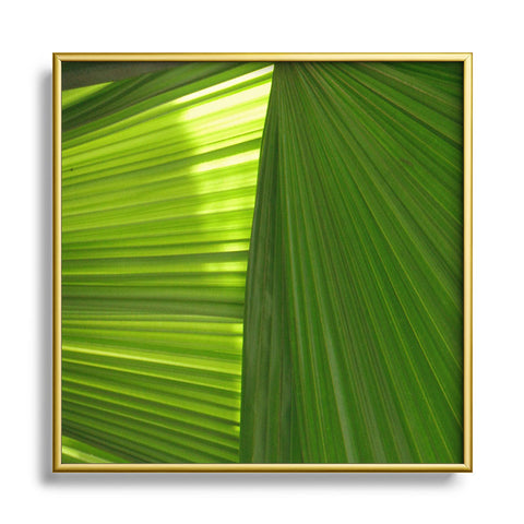 Rosie Brown Palms 2 Metal Square Framed Art Print