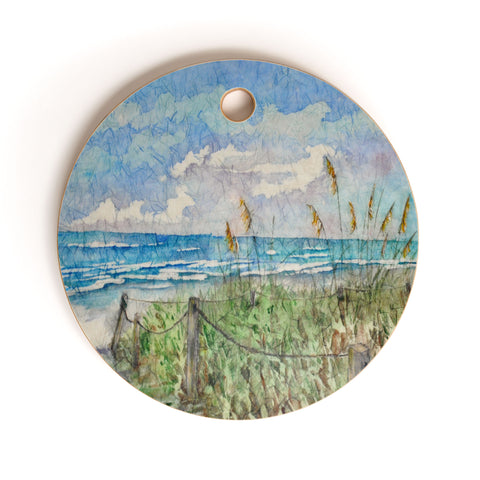 Rosie Brown Paradise Found Cutting Board Round