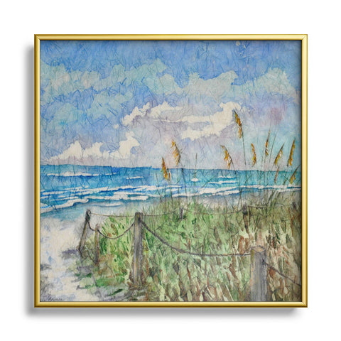 Rosie Brown Paradise Found Metal Square Framed Art Print