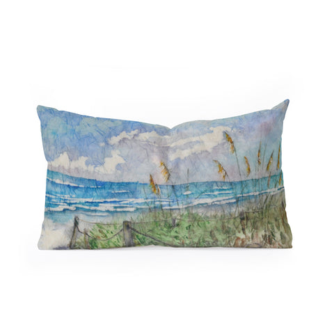 Rosie Brown Paradise Found Oblong Throw Pillow