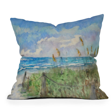 Rosie Brown Paradise Found Throw Pillow