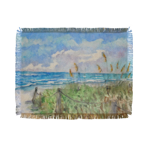 Rosie Brown Paradise Found Throw Blanket