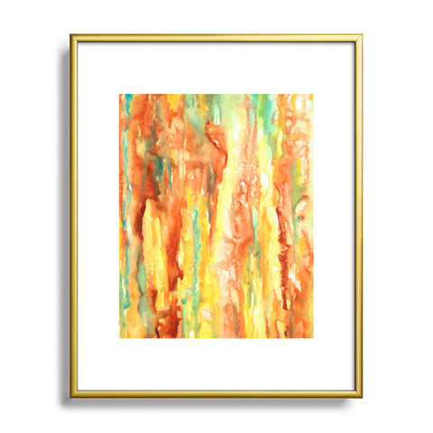 Rosie Brown Patina Metal Framed Art Print