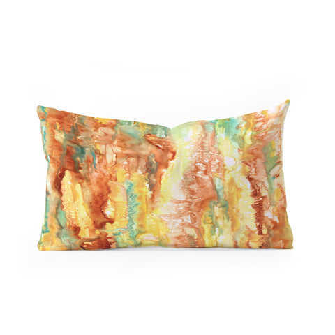 Rosie Brown Patina Oblong Throw Pillow