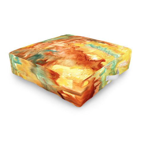 Rosie Brown Patina Outdoor Floor Cushion