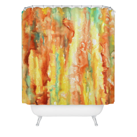 Rosie Brown Patina Shower Curtain