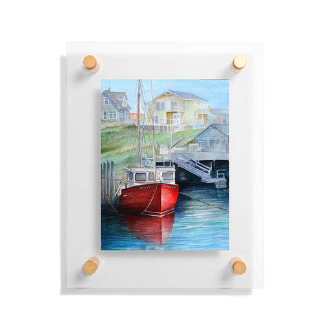 Rosie Brown Peggys Cove Floating Acrylic Print