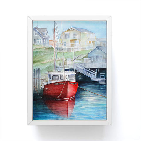 Rosie Brown Peggys Cove Framed Mini Art Print