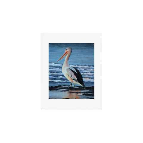 Rosie Brown Pelican Wading 2 Art Print