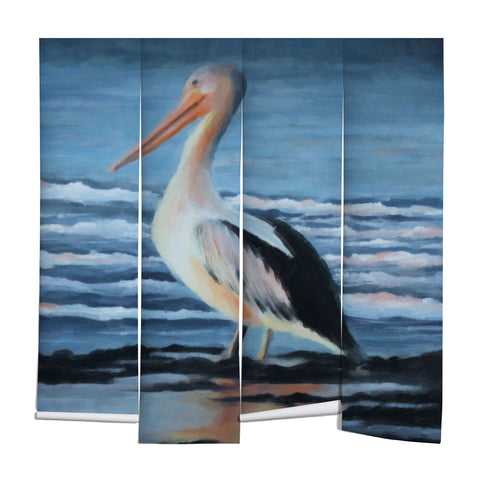 Rosie Brown Pelican Wading 2 Wall Mural