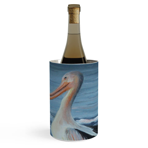 Rosie Brown Pelican Wading 2 Wine Chiller