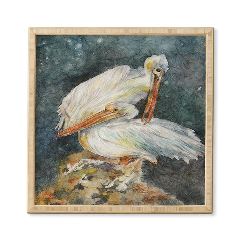 Rosie Brown Pelicans 1 Framed Wall Art