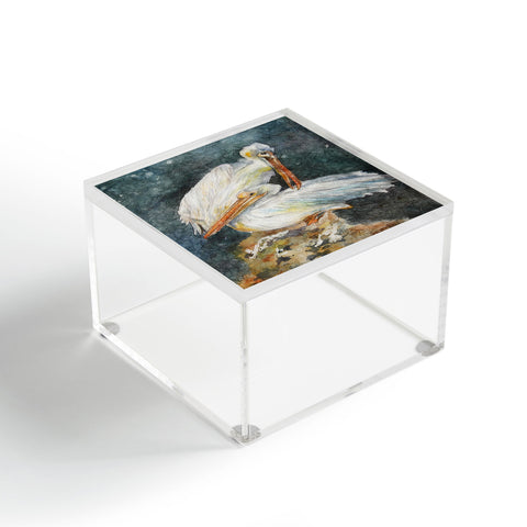 Rosie Brown Pelicans 1 Acrylic Box